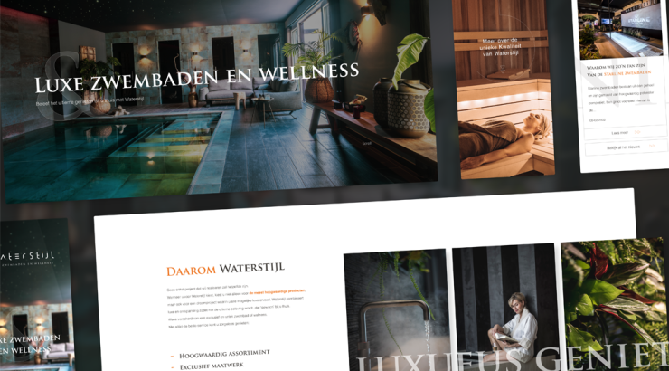 Congos websiteproject Waterstijl