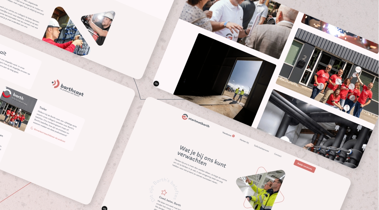 Websiteproject Start met Barth