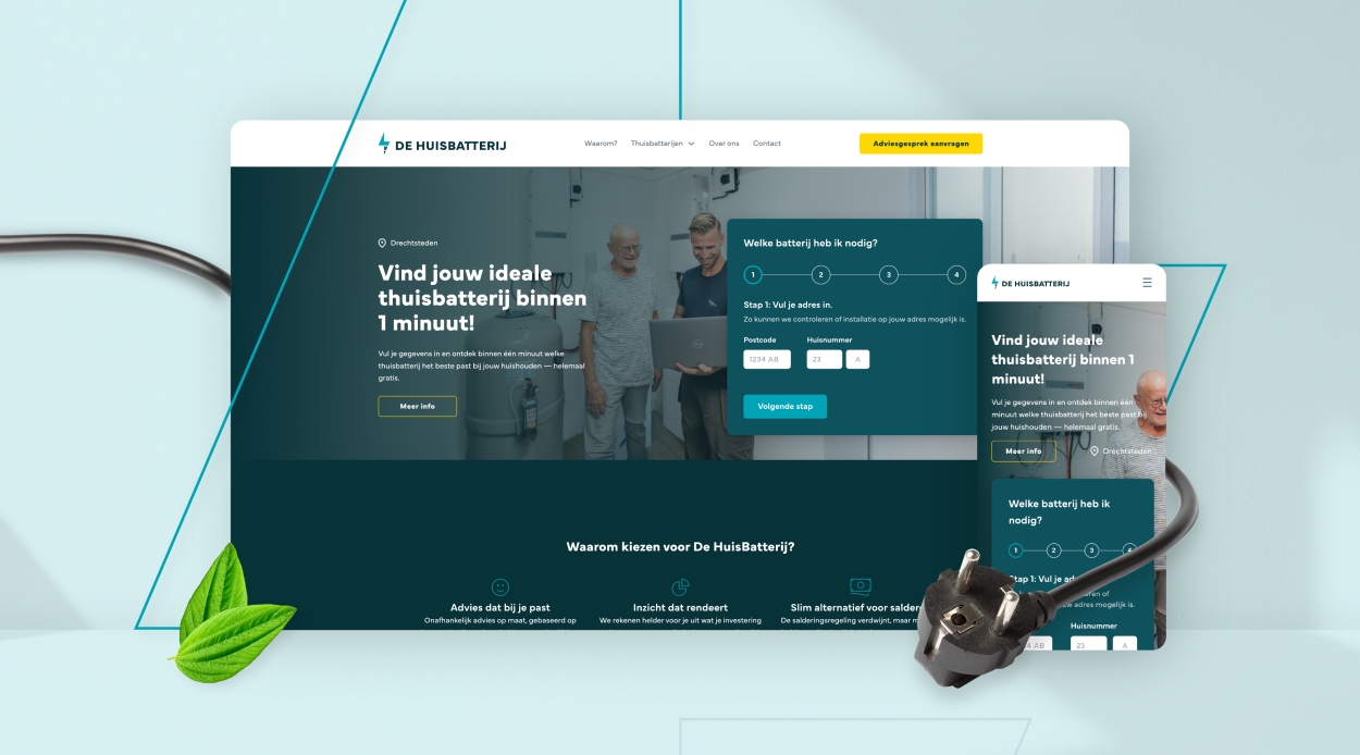 Websiteproject de HuisBatterij
